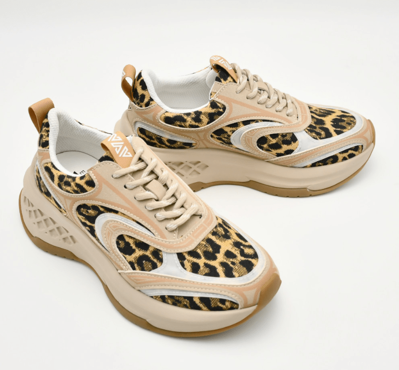 SNEAKERS IN PELLE E TESSUTO - CALZATURE - Due Piedi