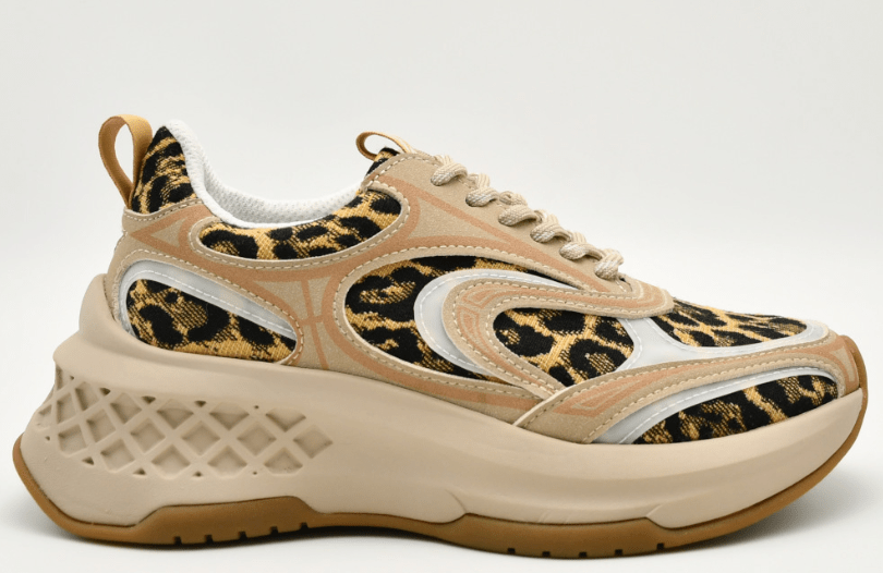 SNEAKERS IN PELLE E TESSUTO - CALZATURE - Due Piedi