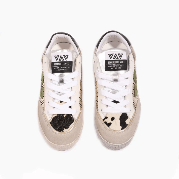SNEAKERS IN PELLE E TESSUTO - CALZATURE - Due Piedi