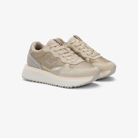 SNEAKERS IN PELLE E TESSUTO - CALZATURE - Due Piedi