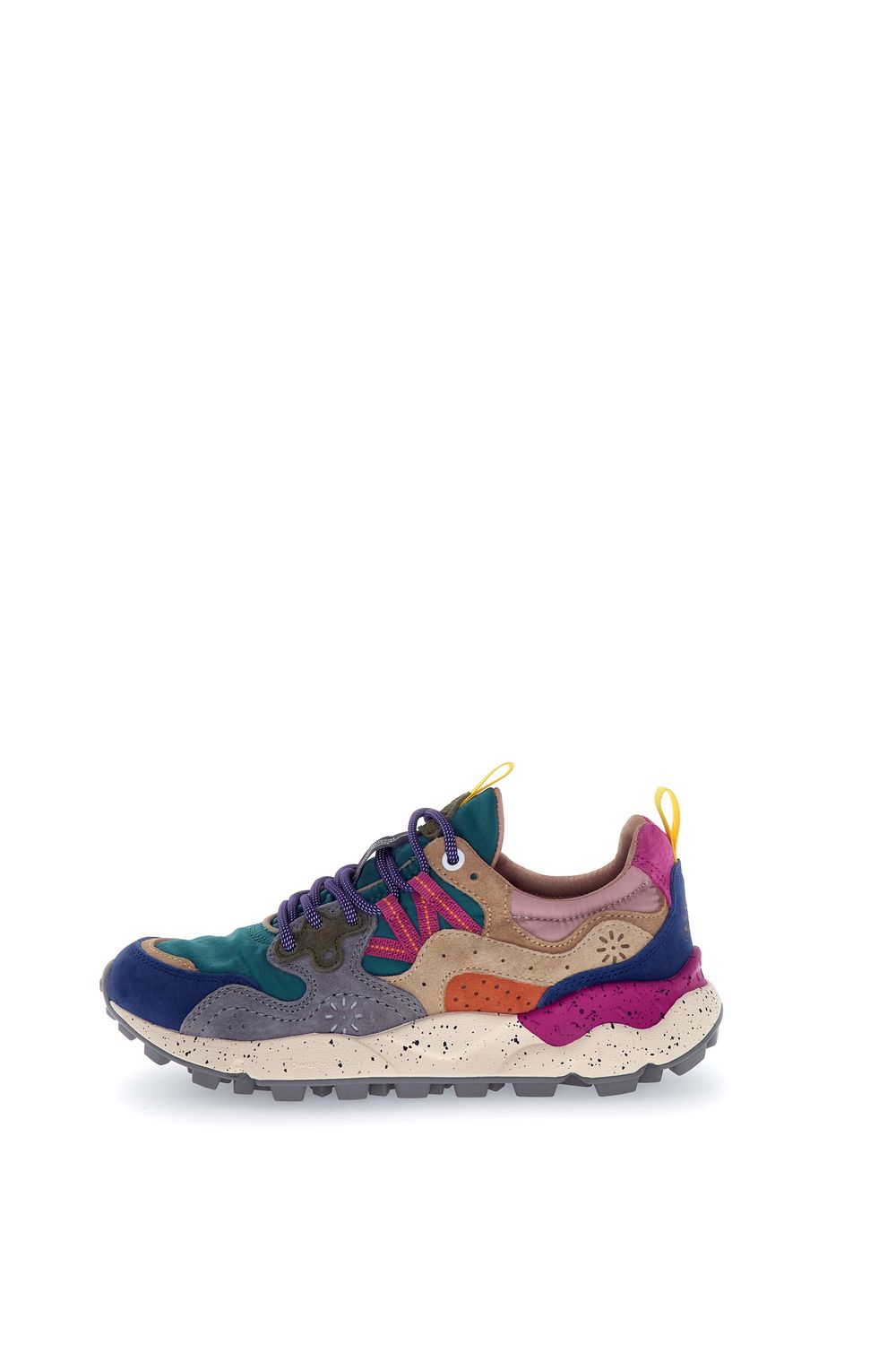 SNEAKERS IN PELLE E TESSUTO - CALZATURE - Due Piedi