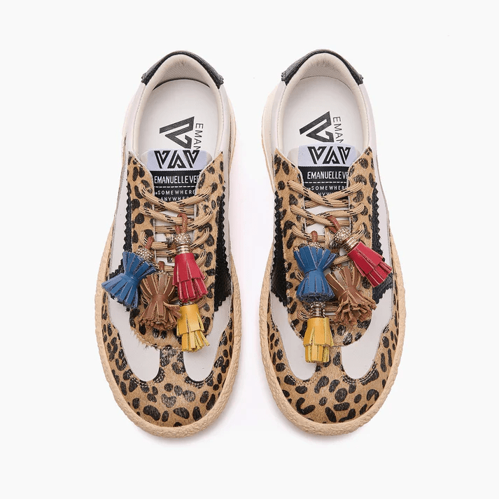 SNEAKERS IN PELLE E TESSUTO - CALZATURE - Due Piedi