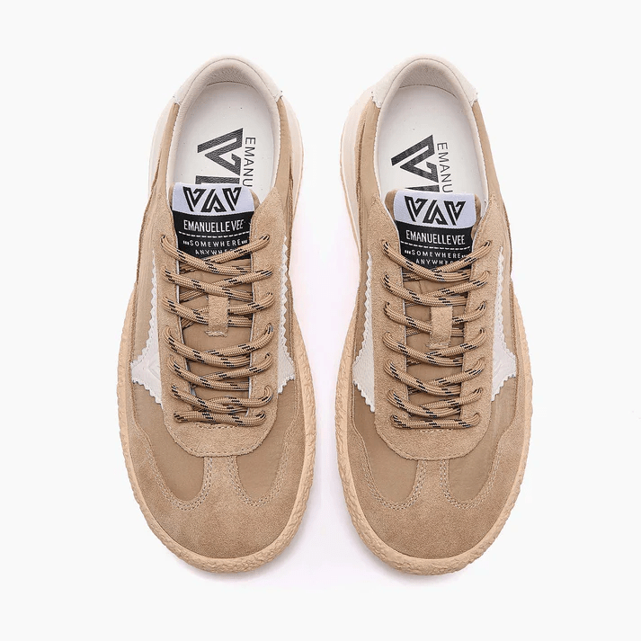 SNEAKERS IN PELLE E TESSUTO - CALZATURE - Due Piedi