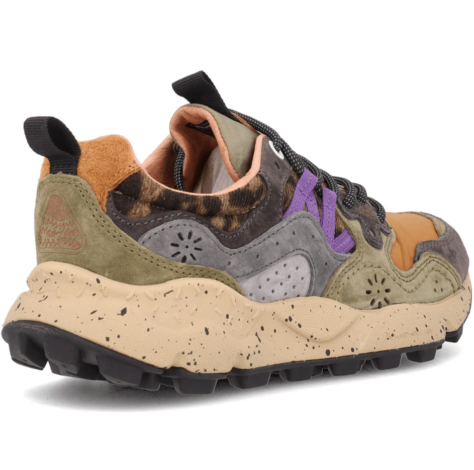 SNEAKERS IN PELLE E TESSUTO - CALZATURE - Due Piedi