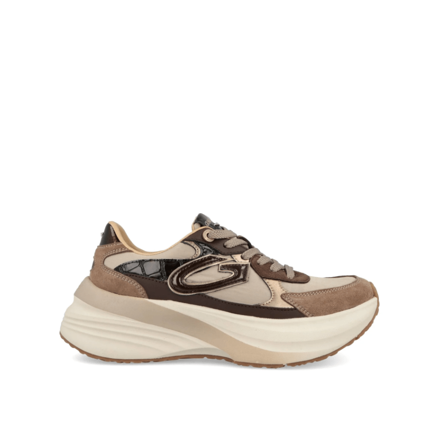 SNEAKERS IN PELLE E TESSUTO - CALZATURE - Due Piedi