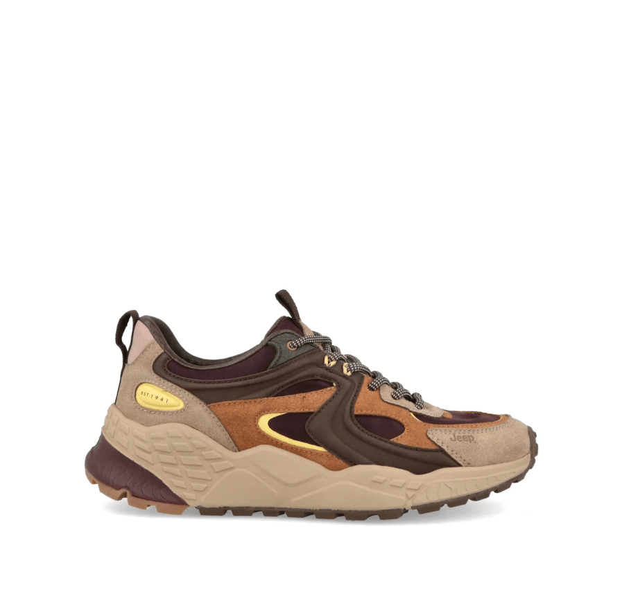 SNEAKERS IN PELLE E TESSUTO - CALZATURE - Due Piedi