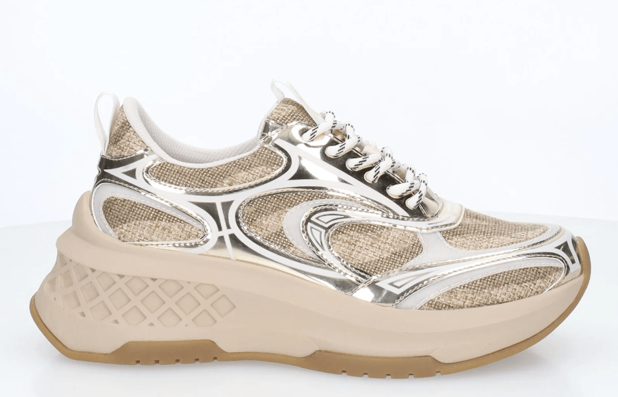 SNEAKERS IN PELLE E TESSUTO - CALZATURE - Due Piedi