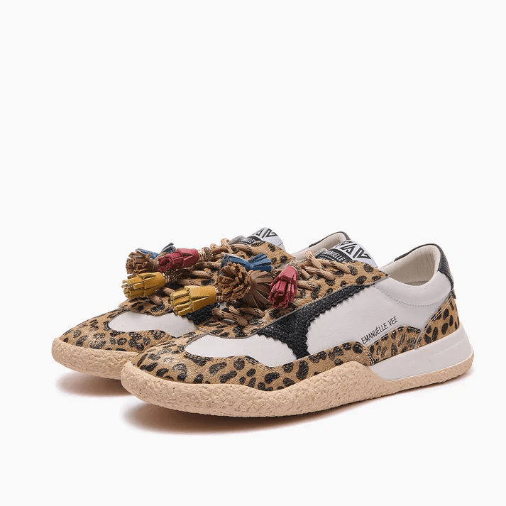 SNEAKERS IN PELLE E TESSUTO - CALZATURE - Due Piedi