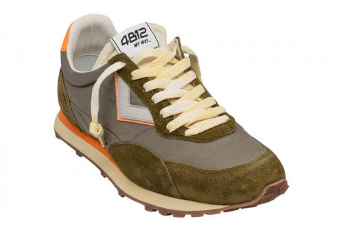 SNEAKERS IN PELLE E TESSUTO - CALZATURE - Due Piedi