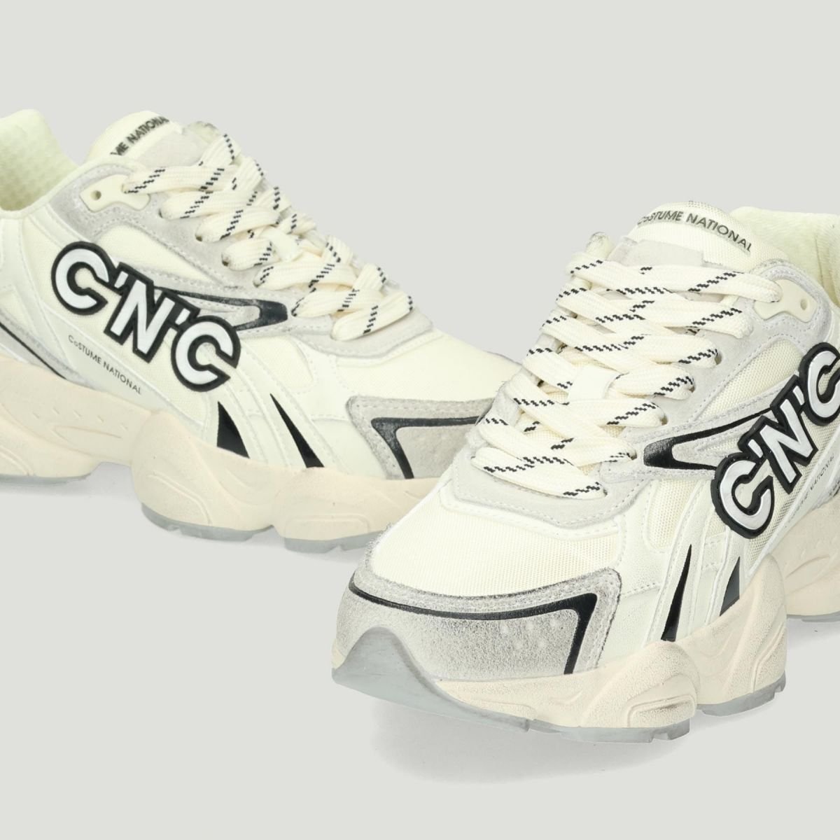 SNEAKERS IN PELLE E TESSUTO - CALZATURE - Due Piedi