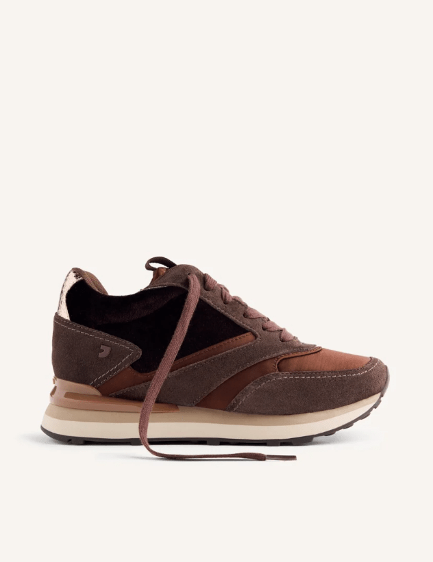 SNEAKERS IN PELLE E TESSUTO - CALZATURE - Due Piedi