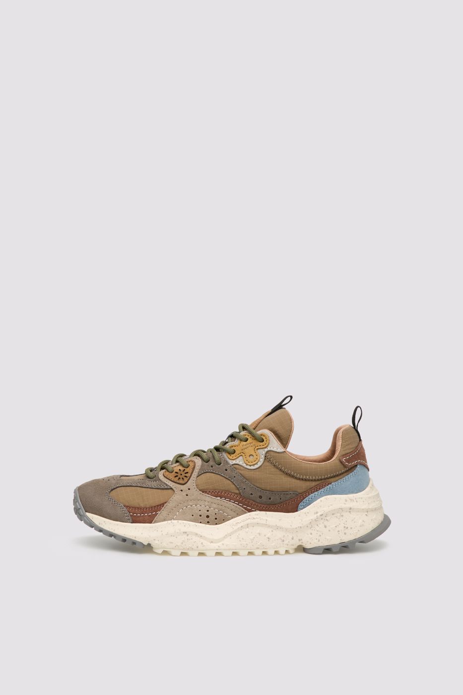 SNEAKERS IN PELLE E TESSUTO - CALZATURE - Due Piedi