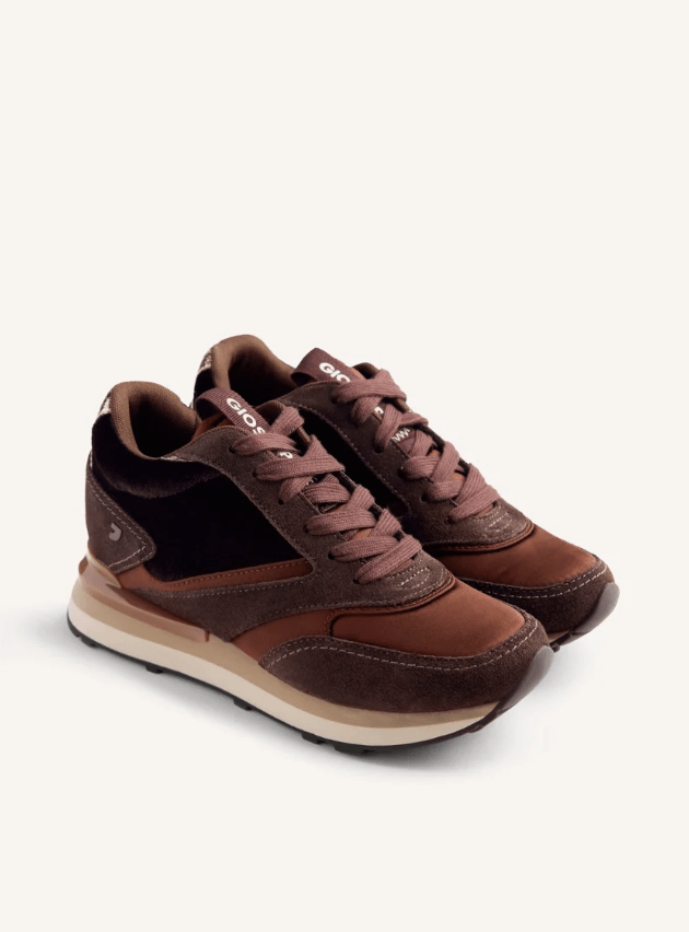 SNEAKERS IN PELLE E TESSUTO - CALZATURE - Due Piedi