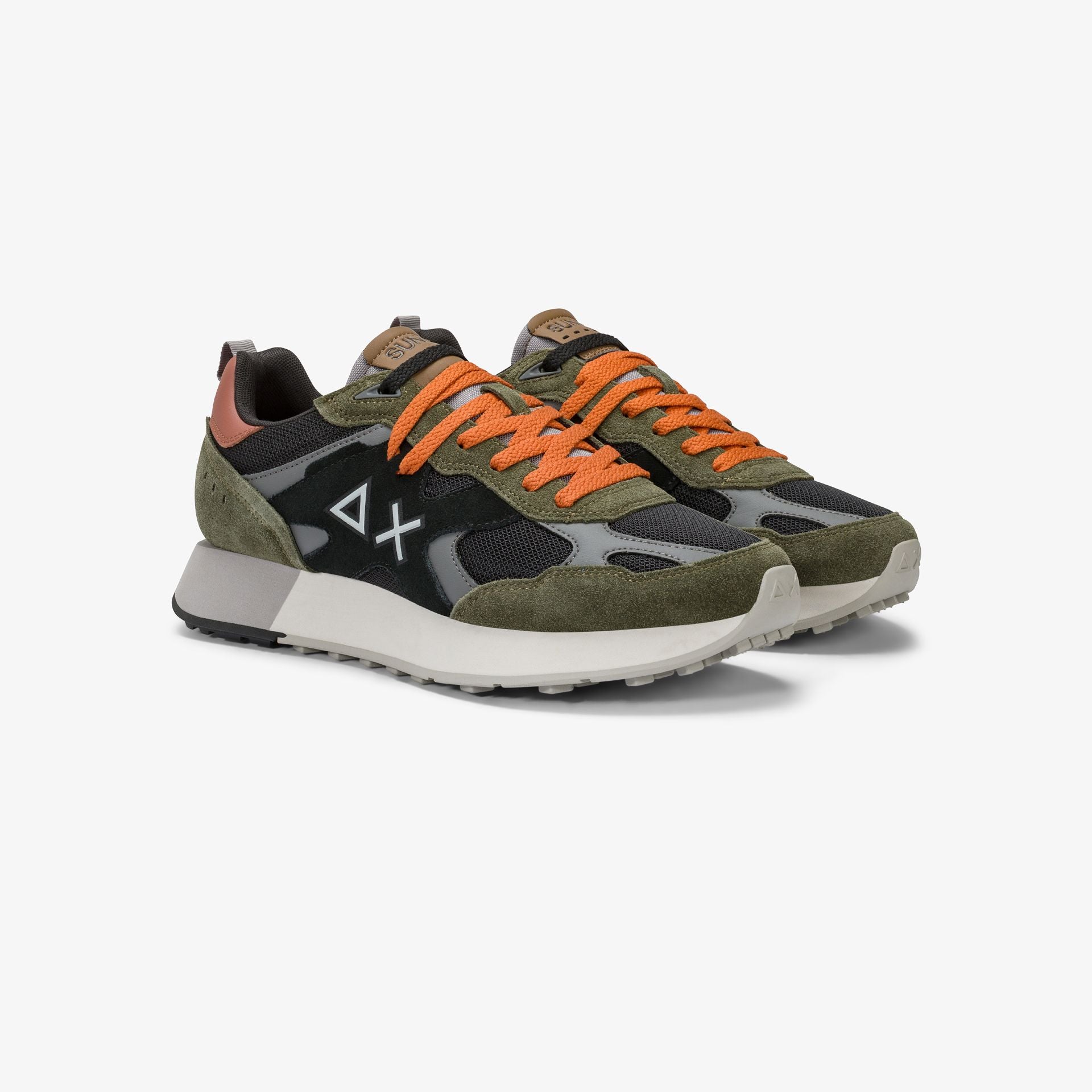 SNEAKERS IN PELLE E TESSUTO - CALZATURE - Due Piedi