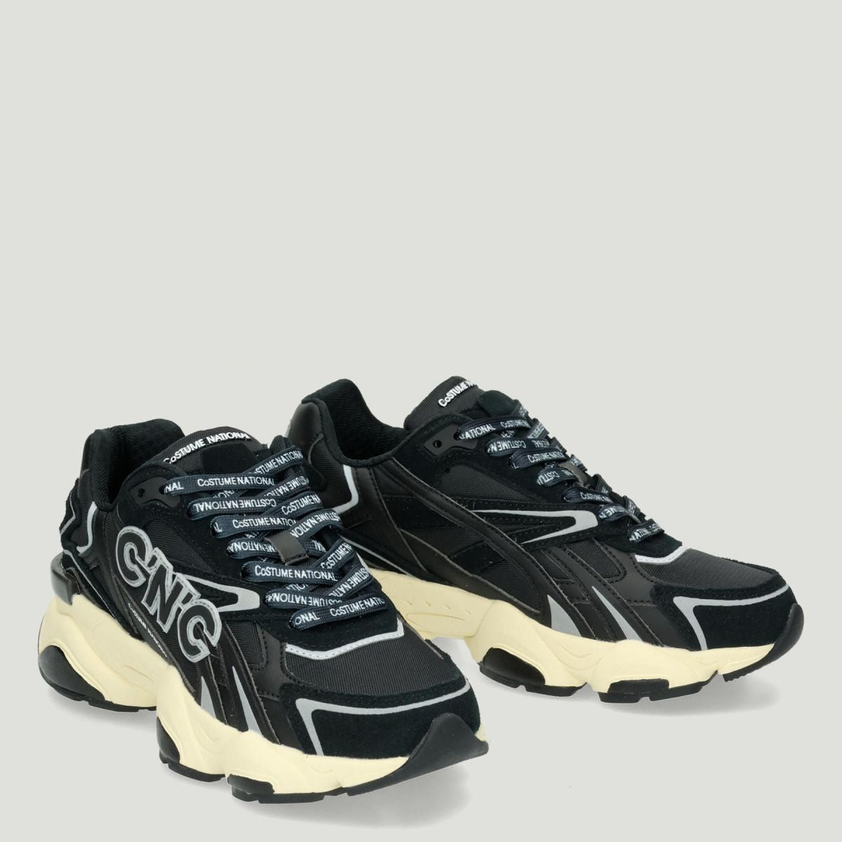 SNEAKERS IN PELLE E TESSUTO - CALZATURE - Due Piedi