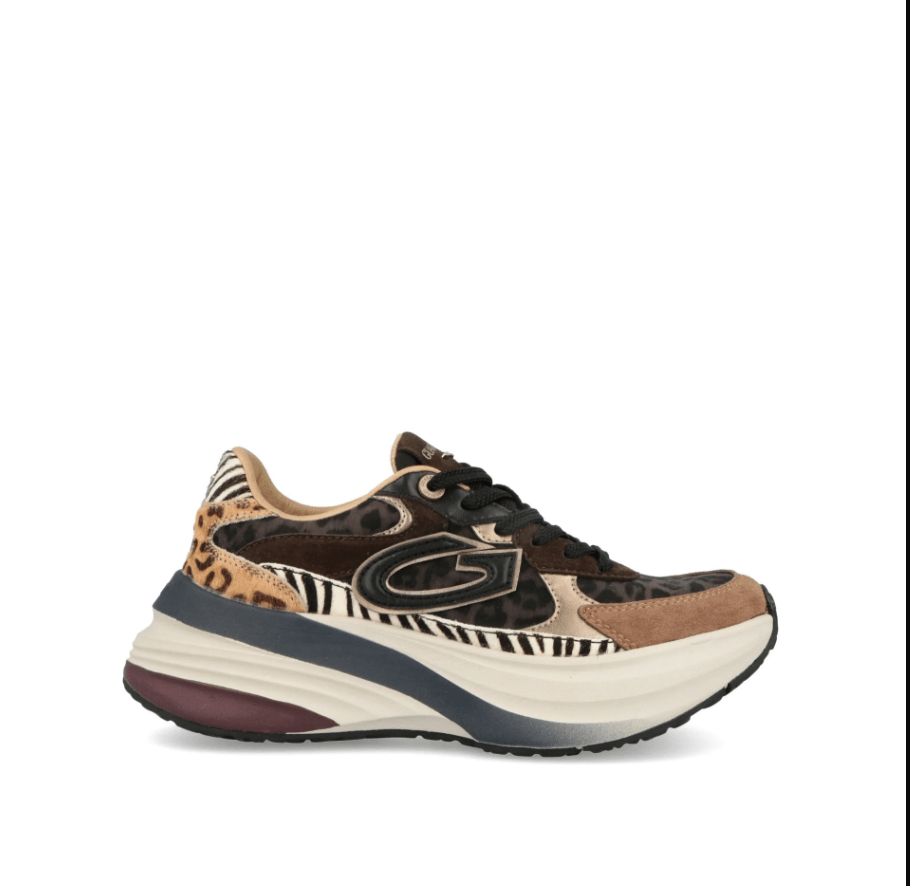 SNEAKERS IN PELLE E TESSUTO - CALZATURE - Due Piedi