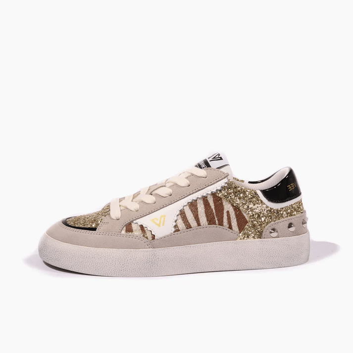 SNEAKERS IN PELLE E TESSUTO - CALZATURE - Due Piedi