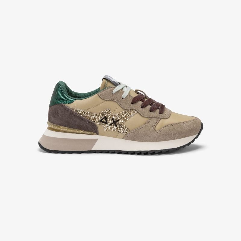 SNEAKERS IN PELLE E TESSUTO - CALZATURE - Due Piedi