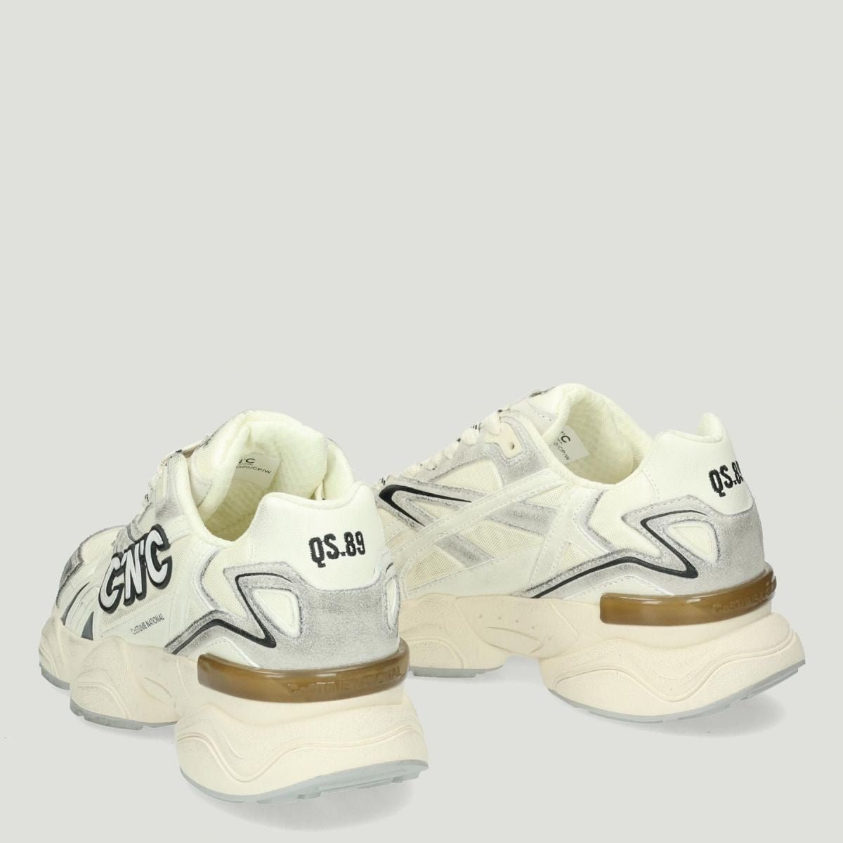 SNEAKERS IN PELLE E TESSUTO - CALZATURE - Due Piedi