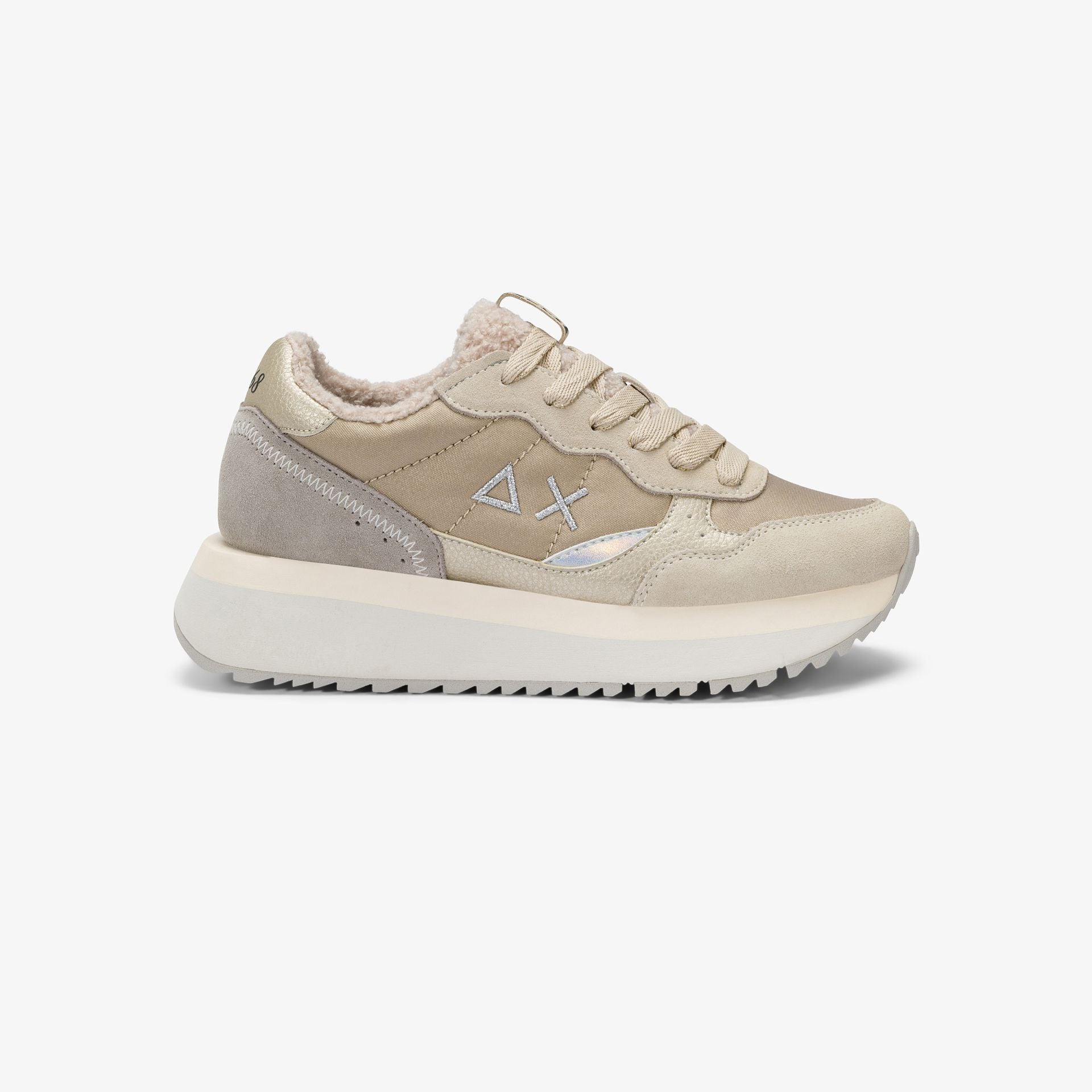 SNEAKERS IN PELLE E TESSUTO - CALZATURE - Due Piedi