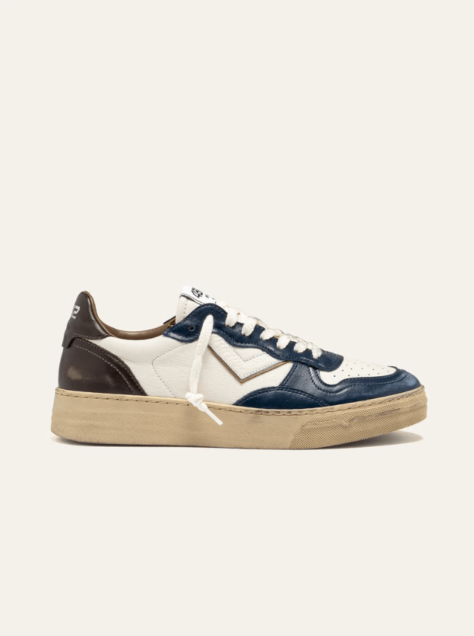 SNEAKERS IN PELLE E TESSUTO - CALZATURE - Due Piedi