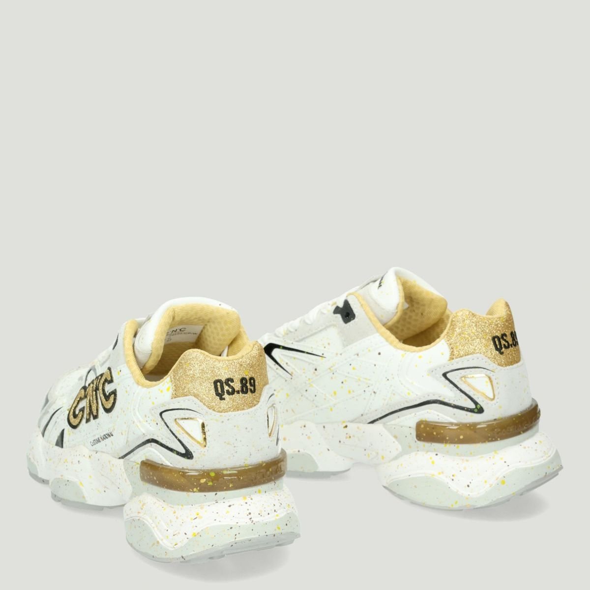 SNEAKERS IN PELLE E TESSUTO - CALZATURE - Due Piedi