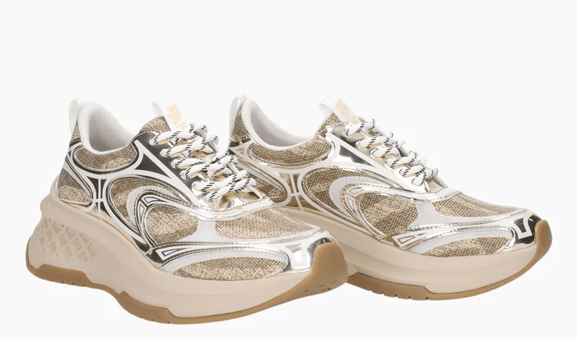 SNEAKERS IN PELLE E TESSUTO - CALZATURE - Due Piedi