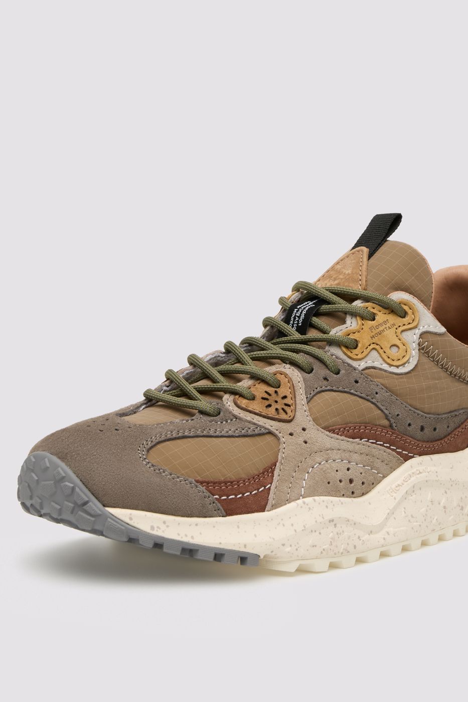 SNEAKERS IN PELLE E TESSUTO - CALZATURE - Due Piedi
