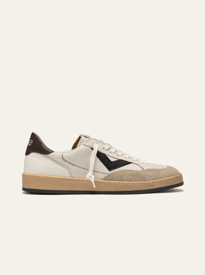 SNEAKERS IN PELLE E TESSUTO - CALZATURE - Due Piedi