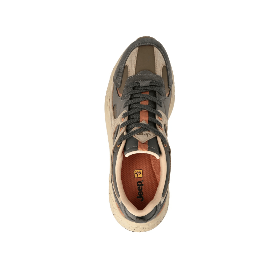 SNEAKERS IN PELLE E TESSUTO - CALZATURE - Due Piedi