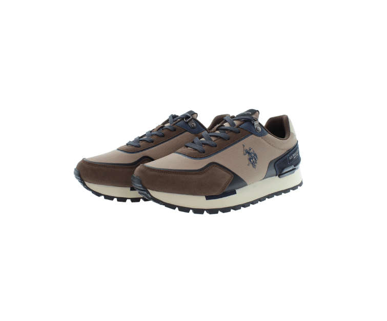SNEAKERS IN PELLE E TESSUTO - CALZATURE - Due Piedi