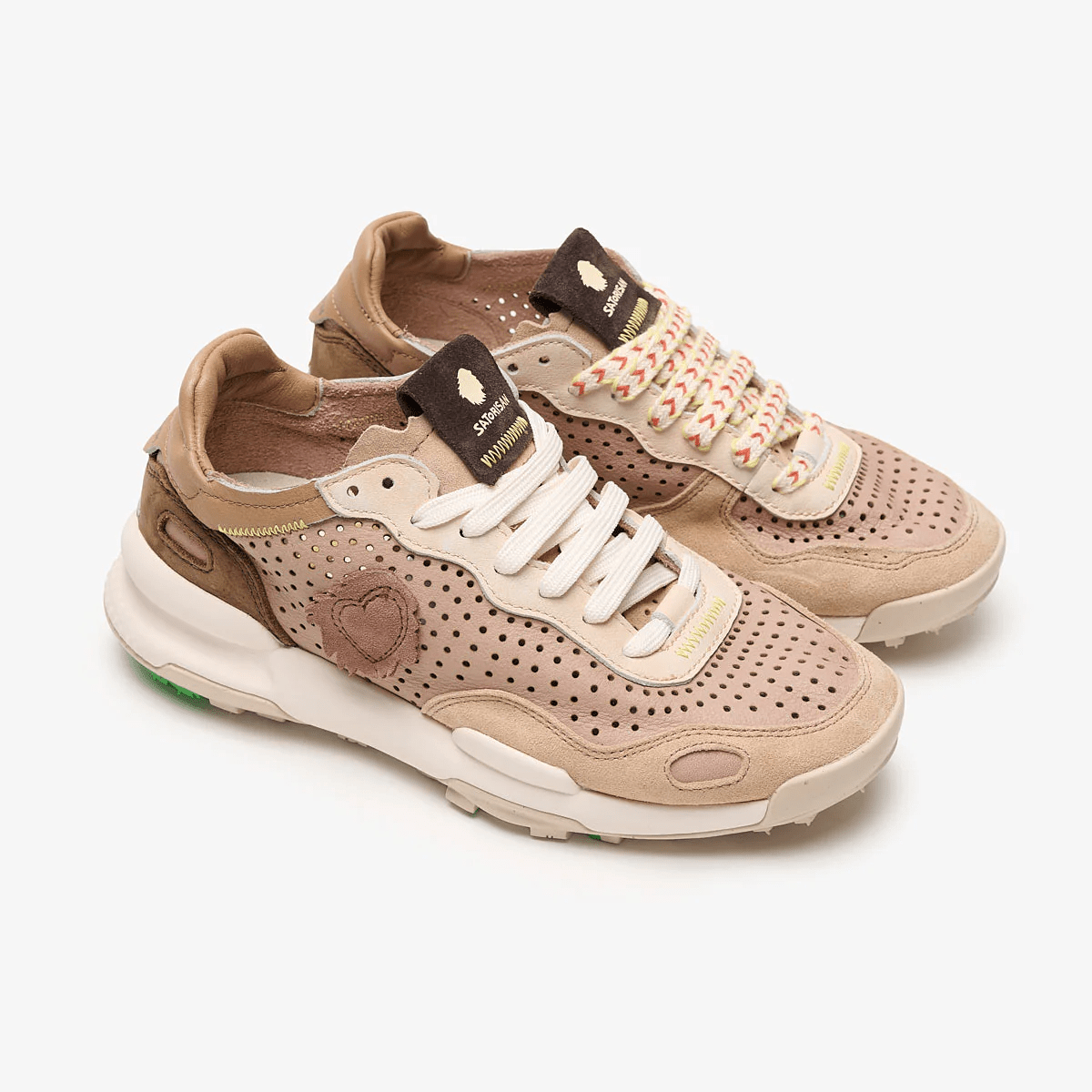 SNEAKERS IN PELLE FORATA - CALZATURE - Due Piedi