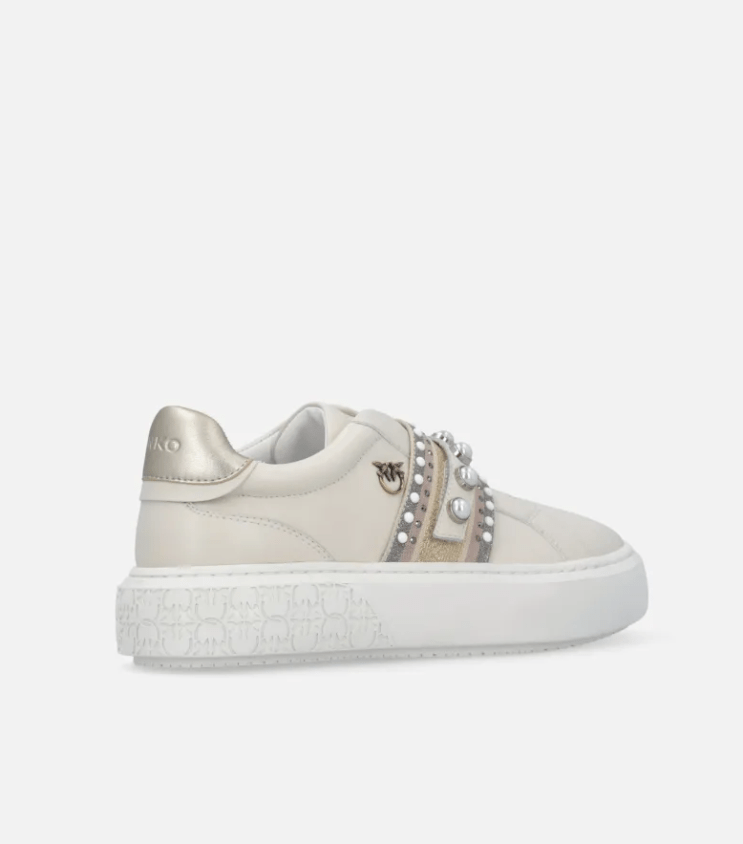 SNEAKERS IN PELLE WHITE - CALZATURE - Due Piedi