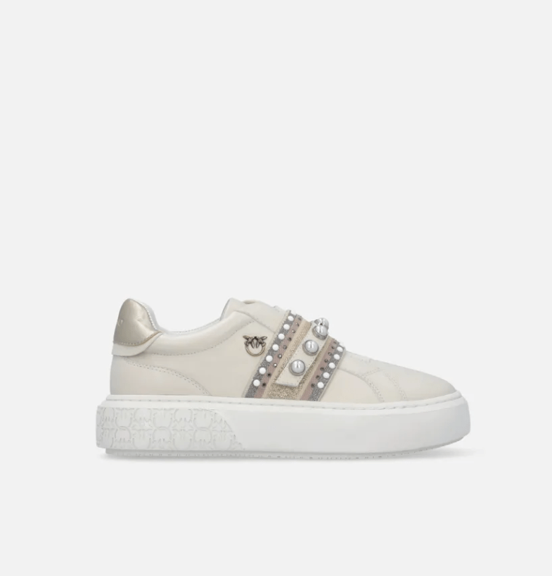 SNEAKERS IN PELLE WHITE - CALZATURE - Due Piedi