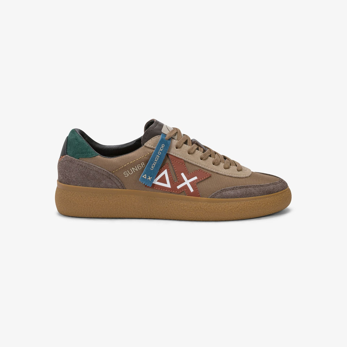 SNEAKERS IN TESSUTO E PELLE - CALZATURE - Due Piedi