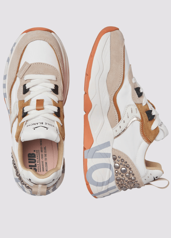 SNEAKERS IN TESSUTO E PELLE - CALZATURE - Due Piedi