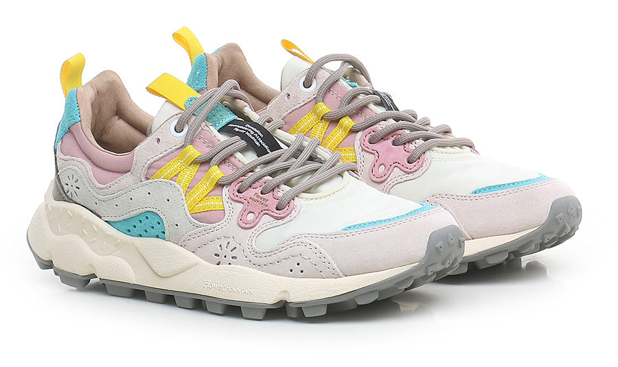 SNEAKERS IN TESSUTO E PELLE - CALZATURE - Due Piedi