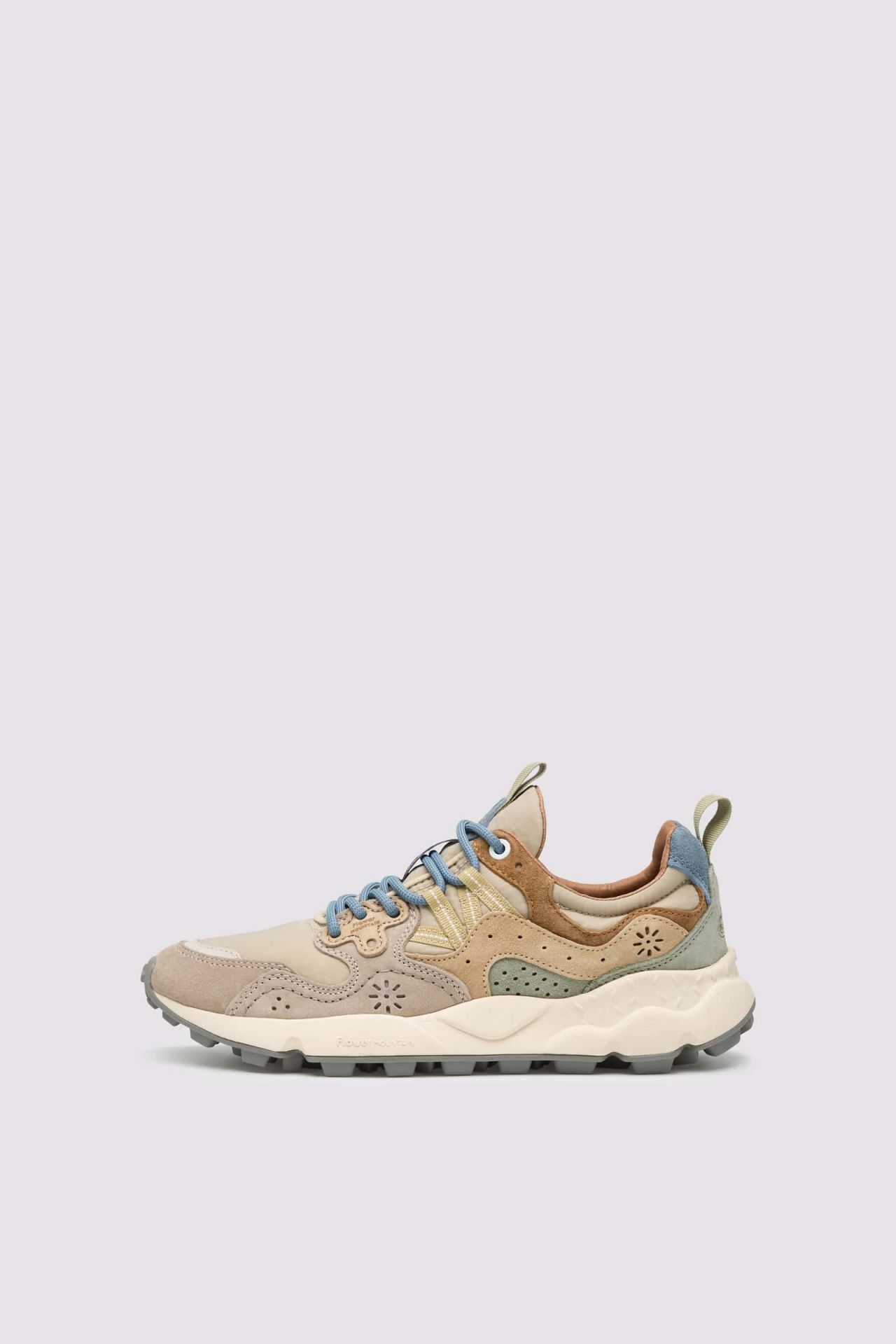 SNEAKERS IN TESSUTO E PELLE - CALZATURE - Due Piedi