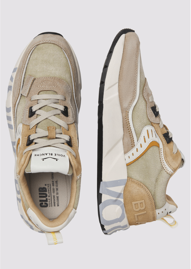 SNEAKERS IN TESSUTO E PELLE - CALZATURE - Due Piedi
