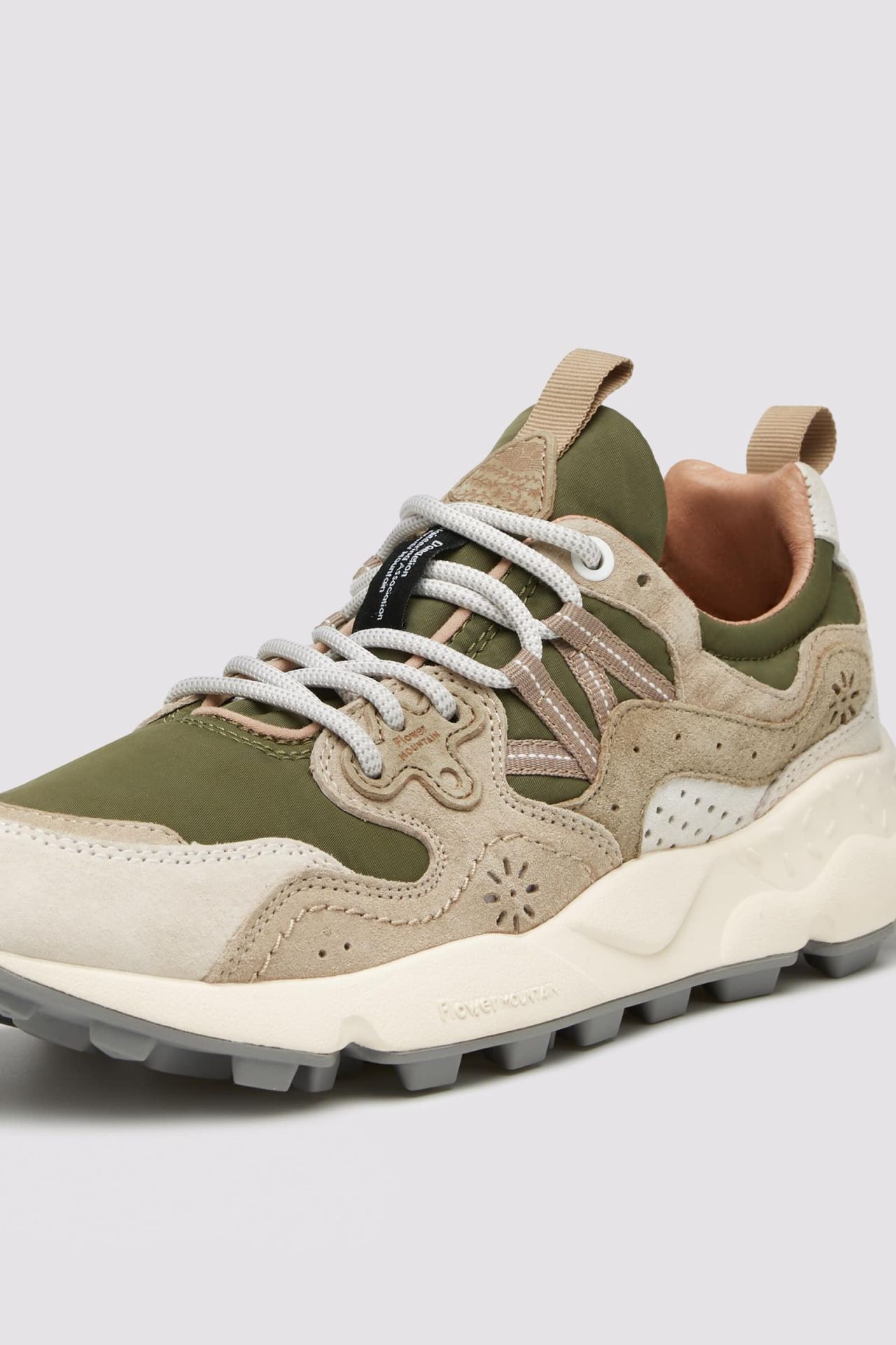 SNEAKERS IN TESSUTO E PELLE - CALZATURE - Due Piedi
