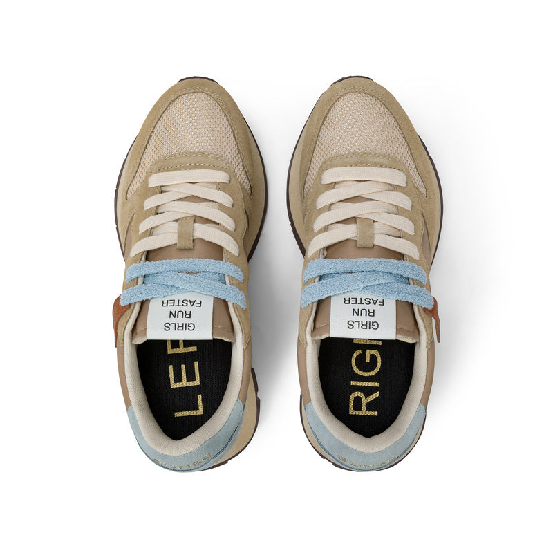 SNEAKERS IN TESSUTO E PELLE - CALZATURE - Due Piedi