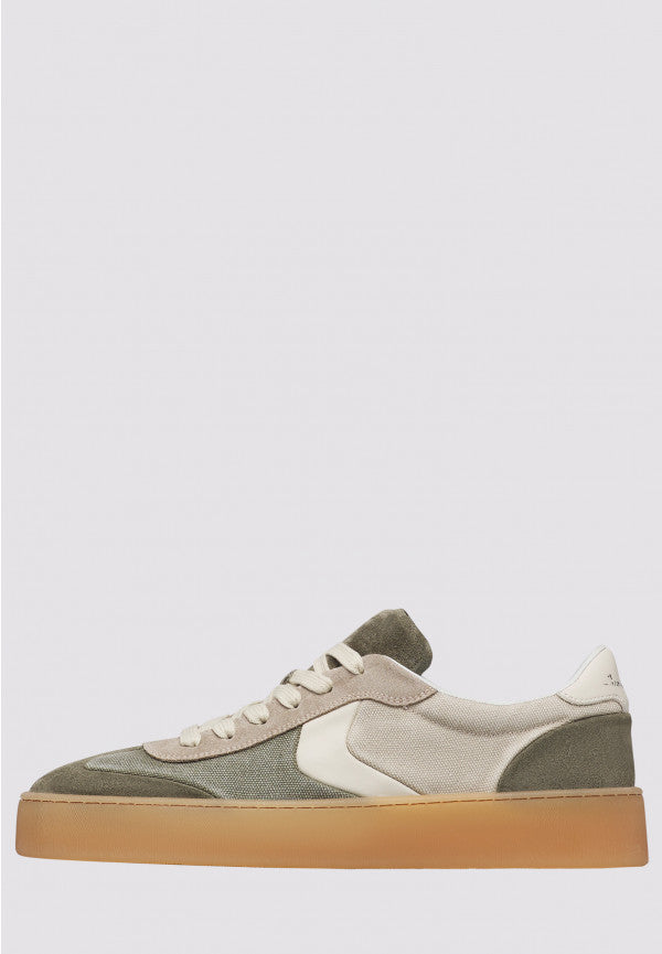 SNEAKERS IN TESSUTO E PELLE - CALZATURE - Due Piedi