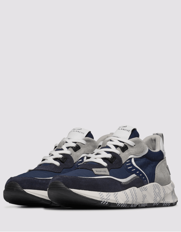 SNEAKERS IN TESSUTO E PELLE - CALZATURE - Due Piedi