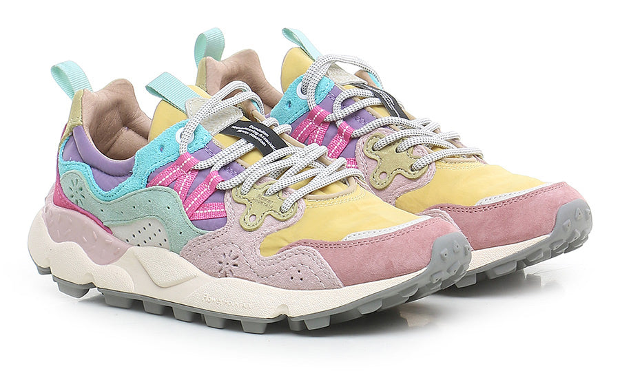 SNEAKERS IN TESSUTO E PELLE - CALZATURE - Due Piedi
