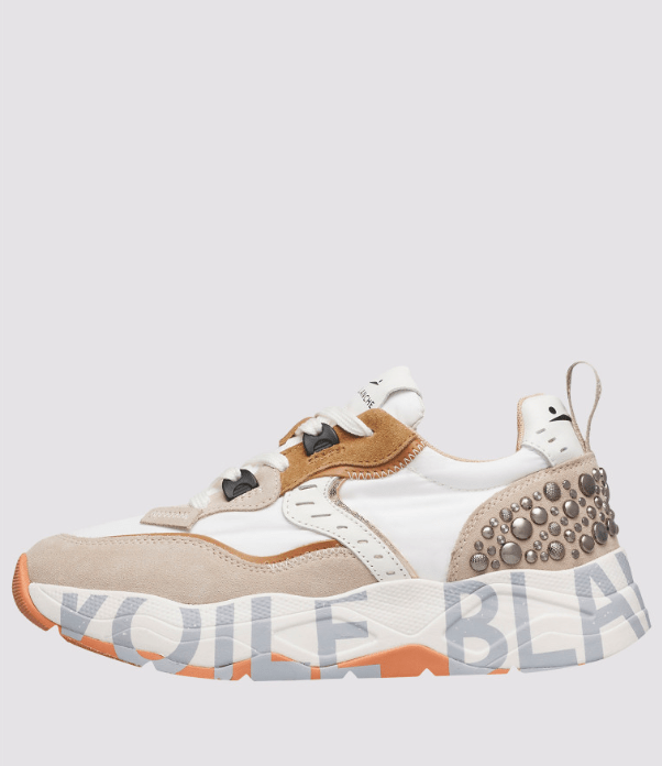 SNEAKERS IN TESSUTO E PELLE - CALZATURE - Due Piedi