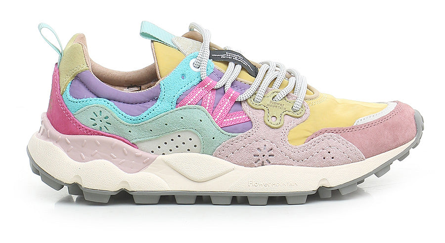 SNEAKERS IN TESSUTO E PELLE - CALZATURE - Due Piedi