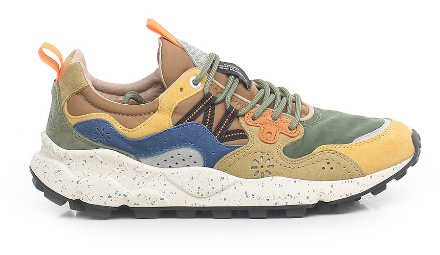 SNEAKERS IN TESSUTO E PELLE - CALZATURE - Due Piedi
