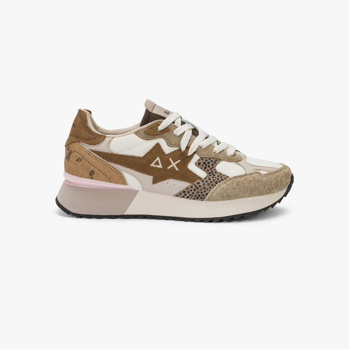 SNEAKERS IN TESSUTO E PELLE - CALZATURE - Due Piedi