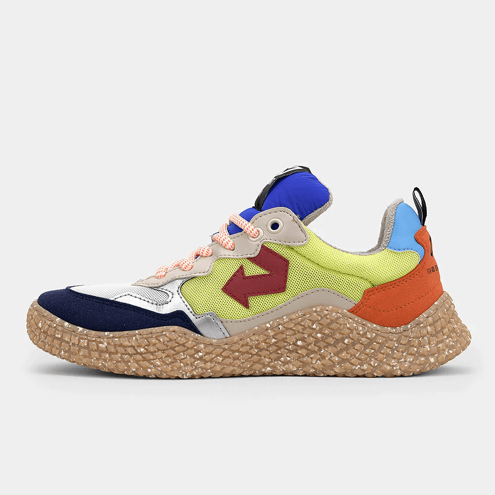 SNEAKERS IN TESSUTO E PELLE - CALZATURE - Due Piedi