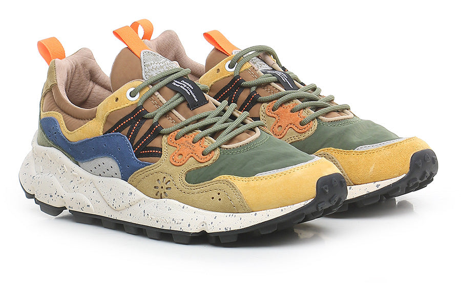 SNEAKERS IN TESSUTO E PELLE - CALZATURE - Due Piedi